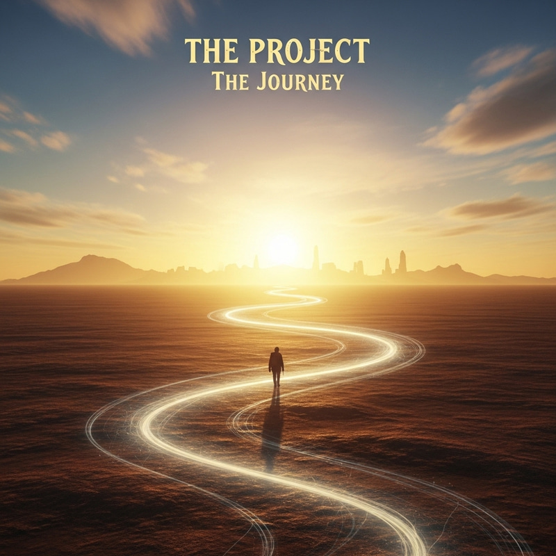 The Journey - Abstract Album Cover for The Ulhagen Project The Journey - Abstract Album Cover for The Ulhagen Project