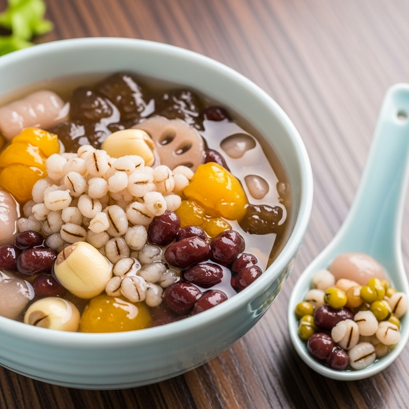 Delicious Four Fruits Soup Recipe - Asian Inspired Delicious Four Fruits Soup Recipe - Asian Inspired