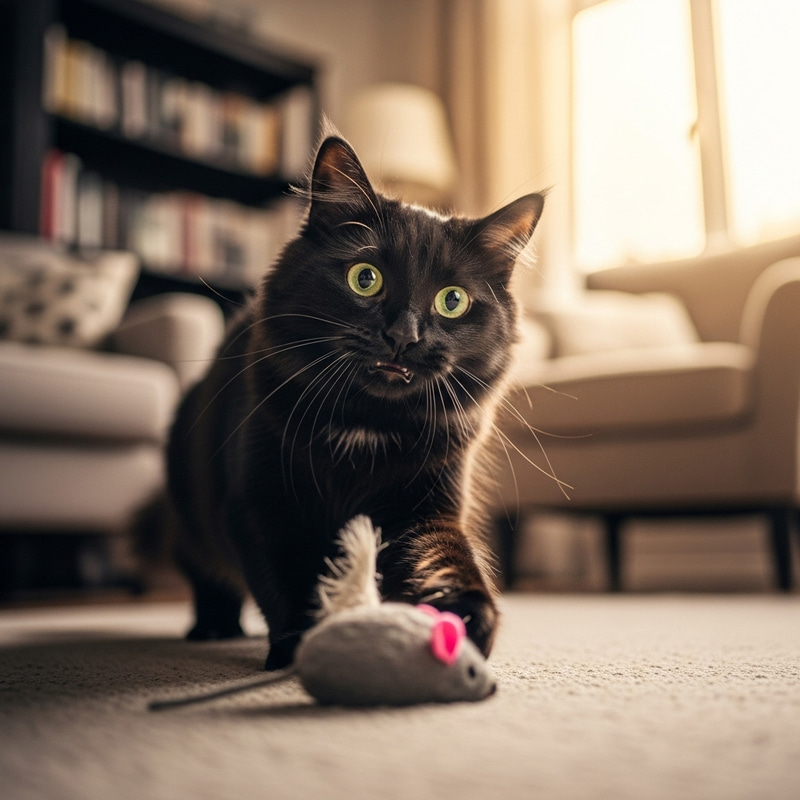 Adorable Black Cat - Perfect Companion Adorable Black Cat - Perfect Companion