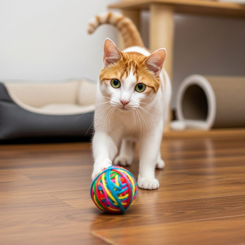 Playful White and Orange Cat: Heartwarming Moments Captured Playful White and Orange Cat: Heartwarming Moments Captured