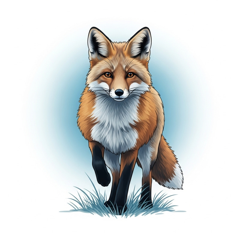 Kind and Friendly Fox Illustration - Email Newsletter Image Kind and Friendly Fox Illustration - Email Newsletter Image