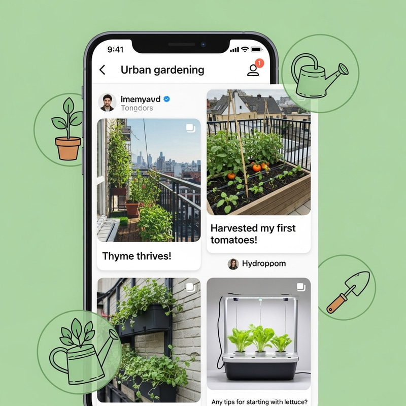 Urban Gardening Social Network: Smartphone App for Urban Gardeners Urban Gardening Social Network: Smartphone App for Urban Gardeners