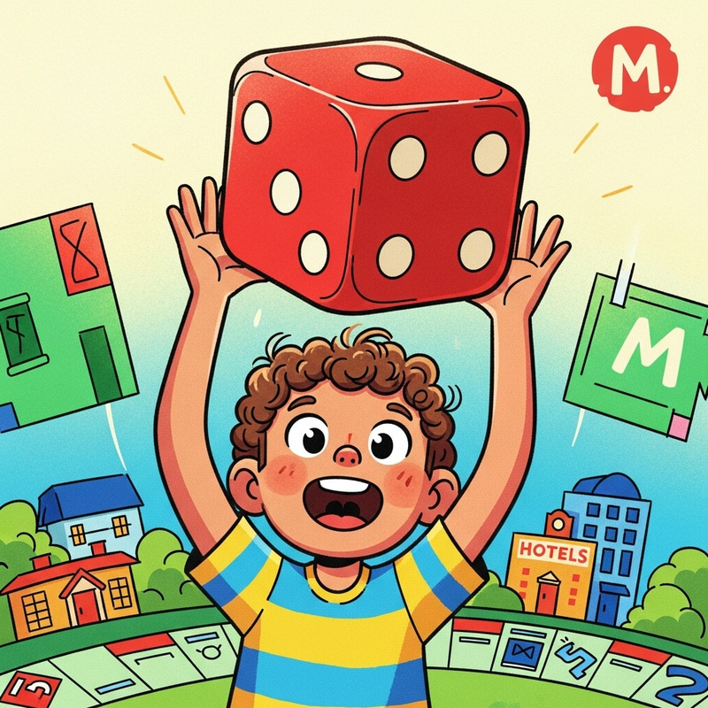 Young Boy with Monopoly Dice | Playful Child at mhaya.com Young Boy with Monopoly Dice | Playful Child at mhaya.com