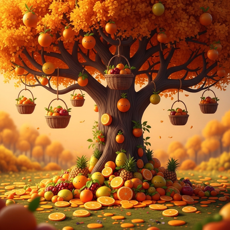 Explore the Enchanting Fruit Tree Wonderland