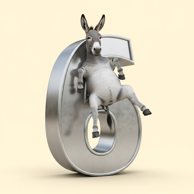 Funny Donkey Lounging on 6's Funny Donkey Lounging on 6's