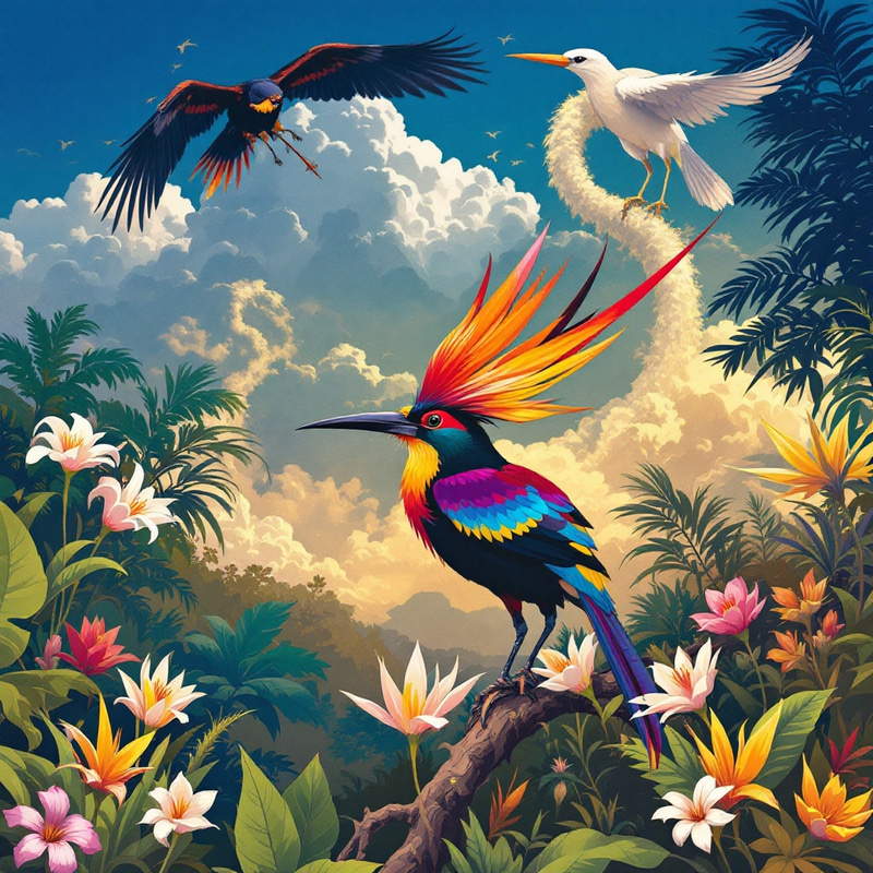 Stunning Birds of Paradise of New Guinea Stunning Birds of Paradise of New Guinea