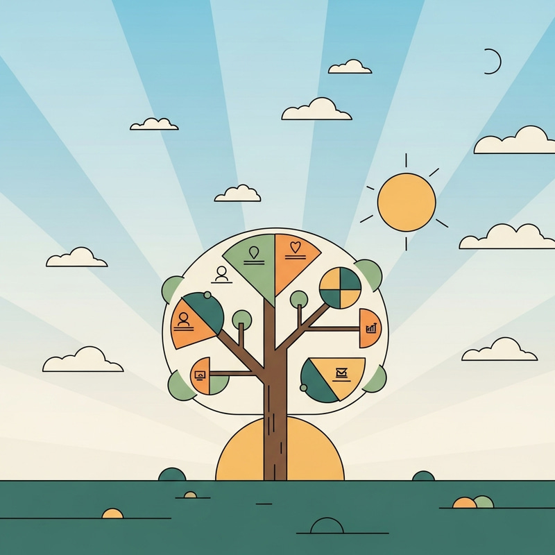 Minimalist Company Vision: Growth & Progress Illustrated Minimalist Company Vision: Growth & Progress Illustrated