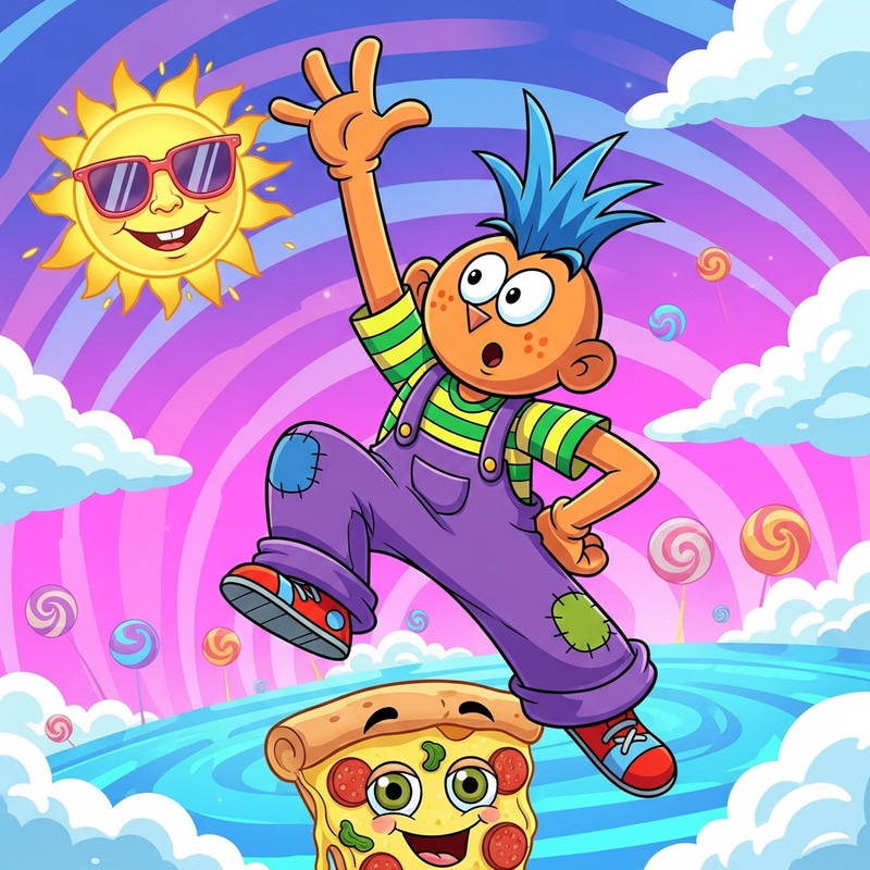 Creative Cartoon Character Illustration | Vibrant Art Style Creative Cartoon Character Illustration | Vibrant Art Style