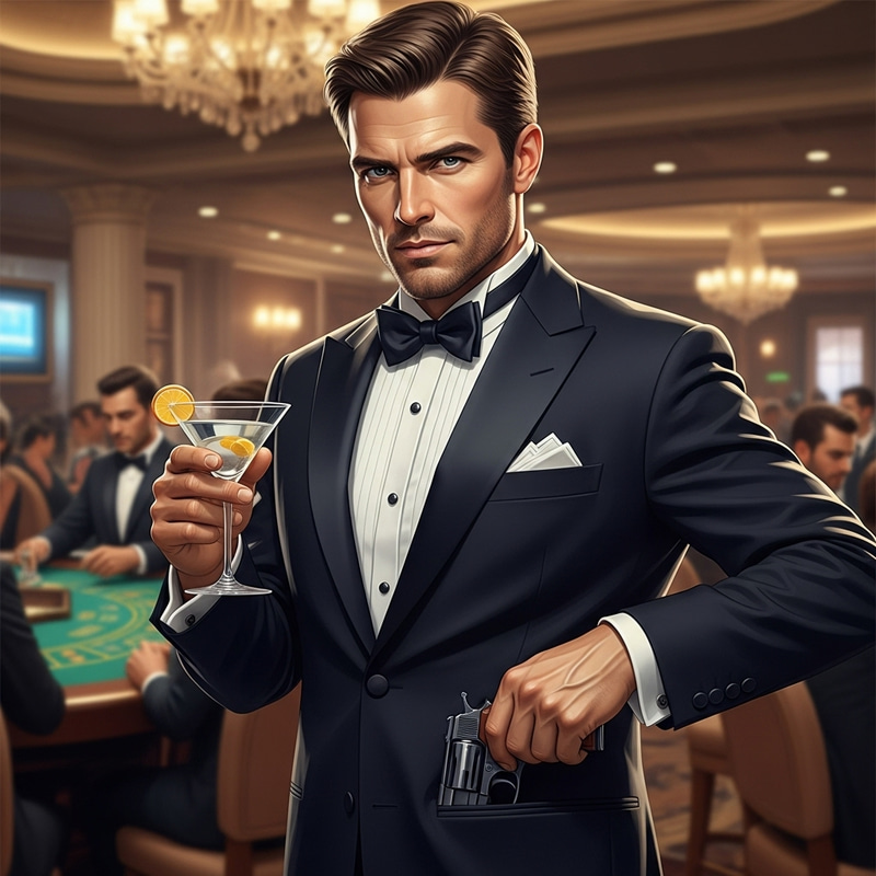 Sean Connery as James Bond: Iconic Casino Scene