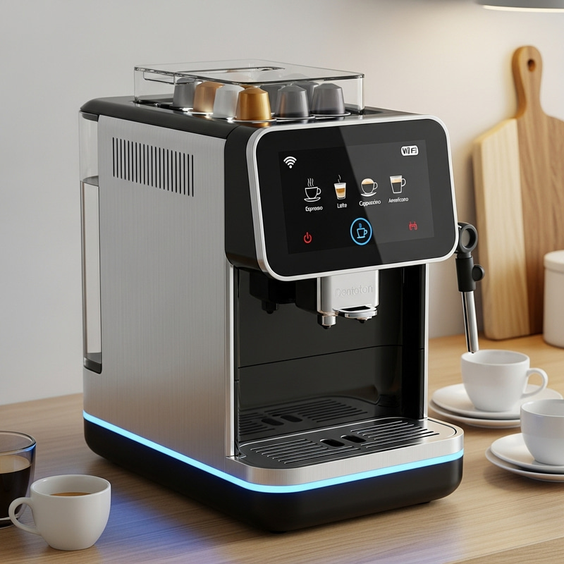Modern Capsule Coffee Machine for Middle Class | Tech Features