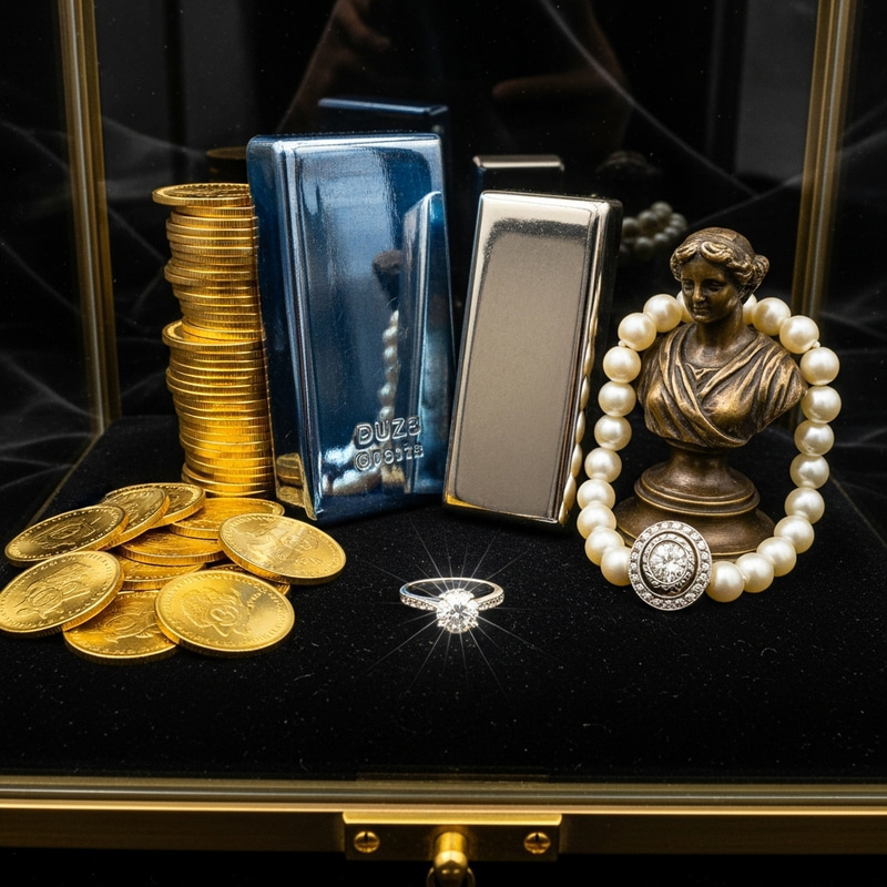 Exquisite Collection of Gleaming Precious Metals Exquisite Collection of Gleaming Precious Metals