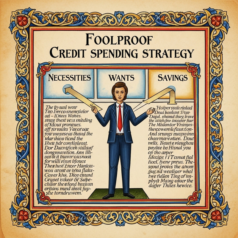 Fool-Proof Credit Spending Strategy with (SUBJECT) in the Style of (STYLE)