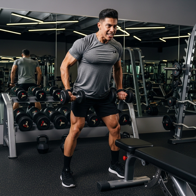 Hispanic Physically Fit - Good Physique at Gym