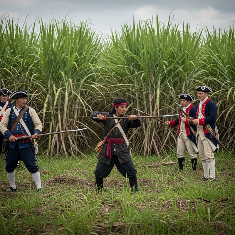 Battle of Juan Araneta against the Spaniards in Sugarcane Field