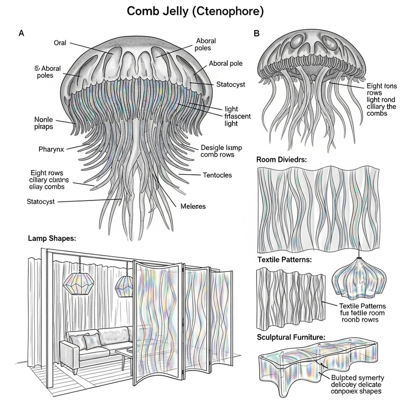 Comb Jelly Diagram: Interior Design Concepts Comb Jelly Diagram: Interior Design Concepts