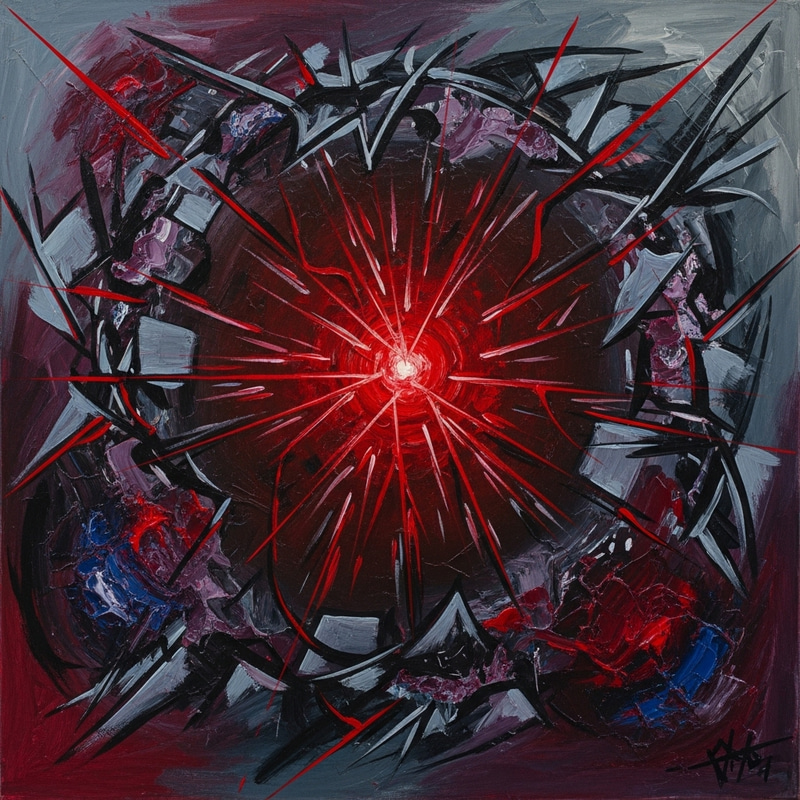 Abstract Pain Art - Douleur Style