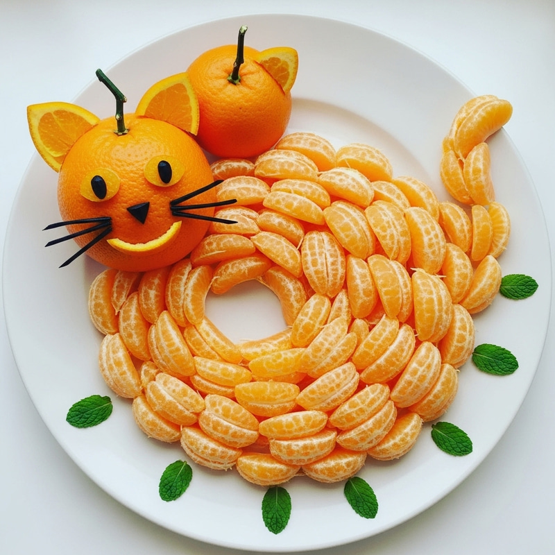 Orange Cat - Creative Plate Design