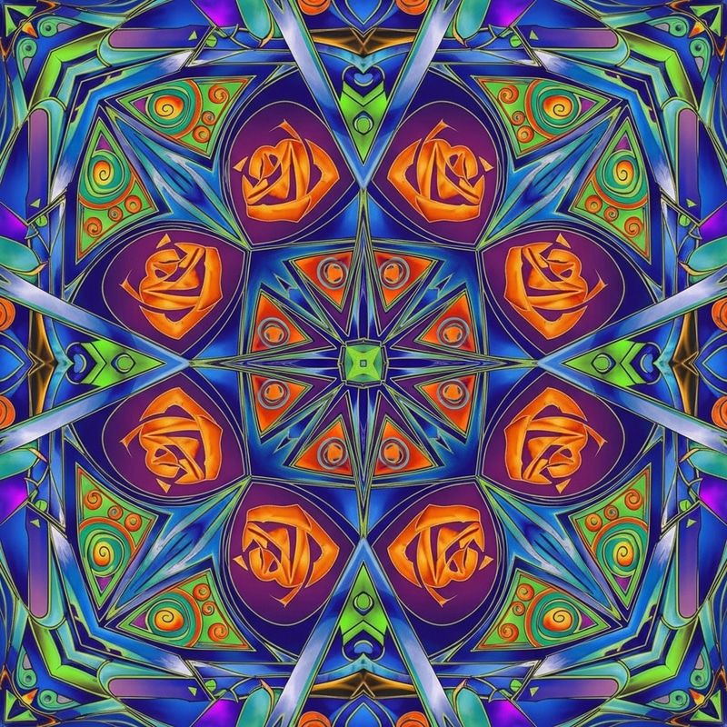 Stylish Geometric Shirt Pattern Design