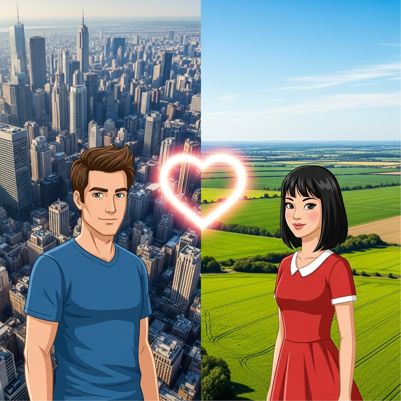 Long Distance Love: Couple Embracing Distance Relationship Long Distance Love: Couple Embracing Distance Relationship