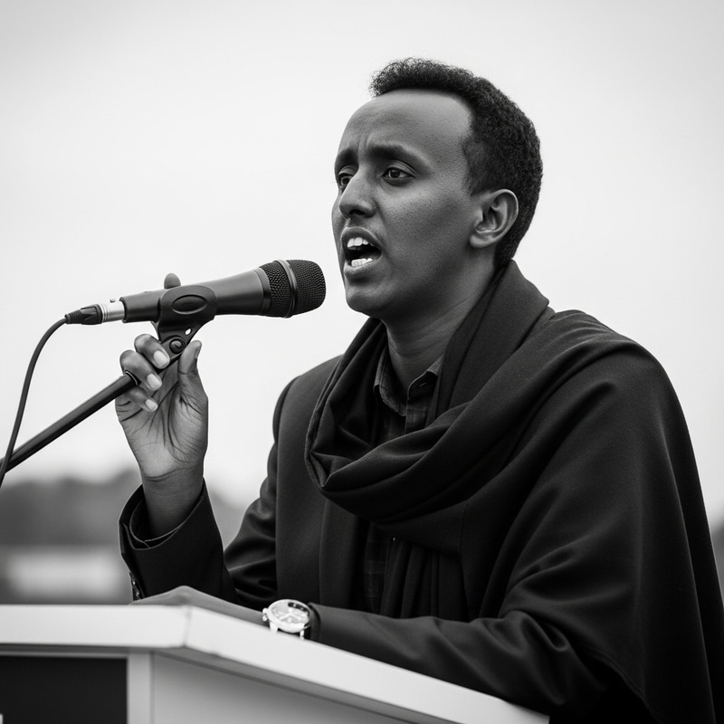 Passionate Somali Politician Speech | Intense Documentary Photo