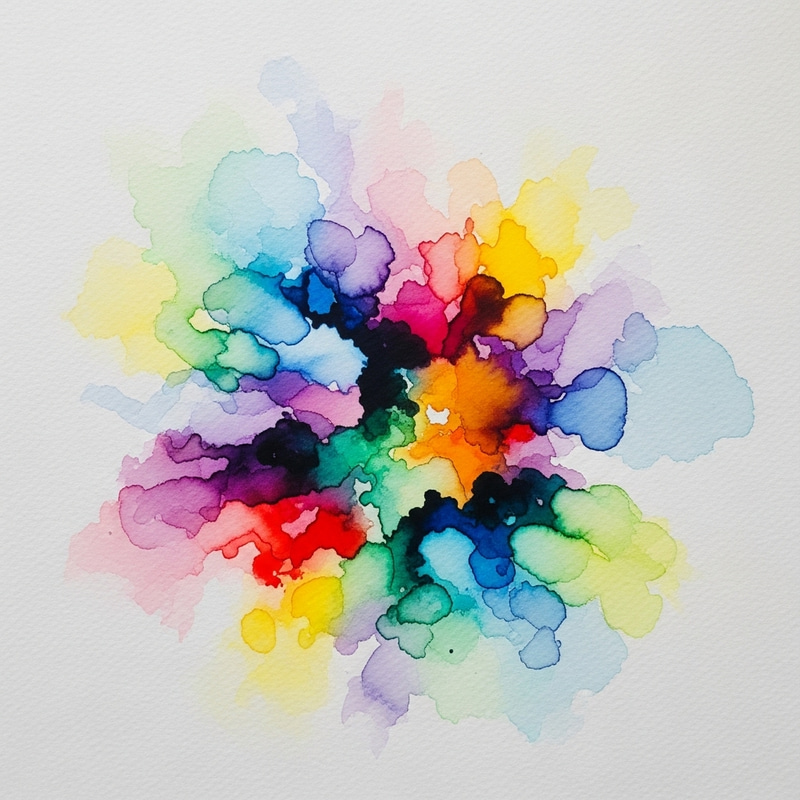Abstract Watercolor: Creative and Colorful Art Abstract Watercolor: Creative and Colorful Art