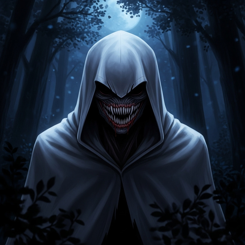 Sinister Nocturnal Predator: Eerie Mystery in Moonlit Forest
