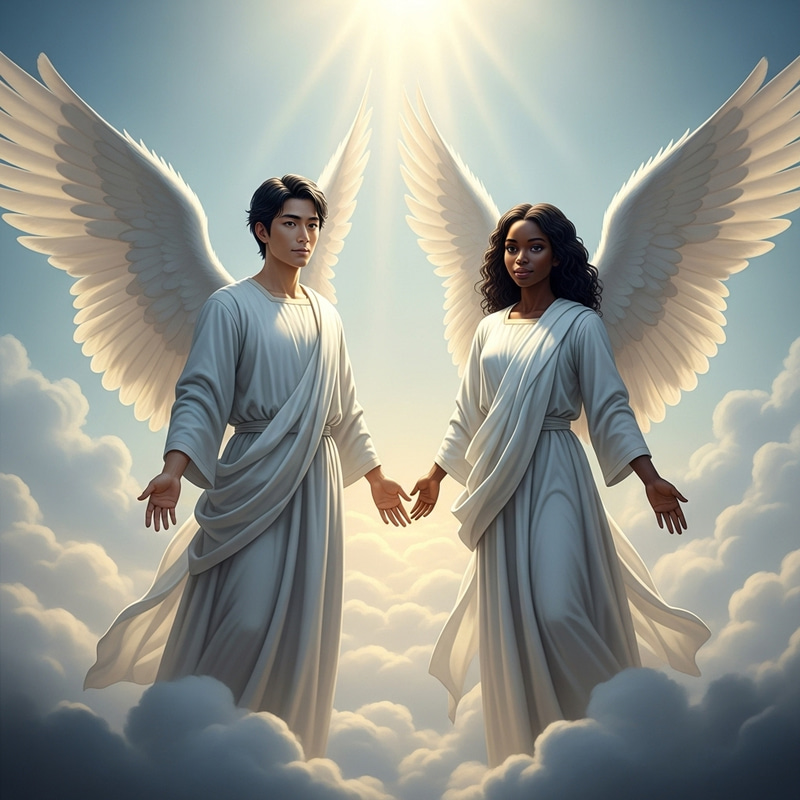 Ethereal Angels: Spiritual Portraits of Grace & Wisdom