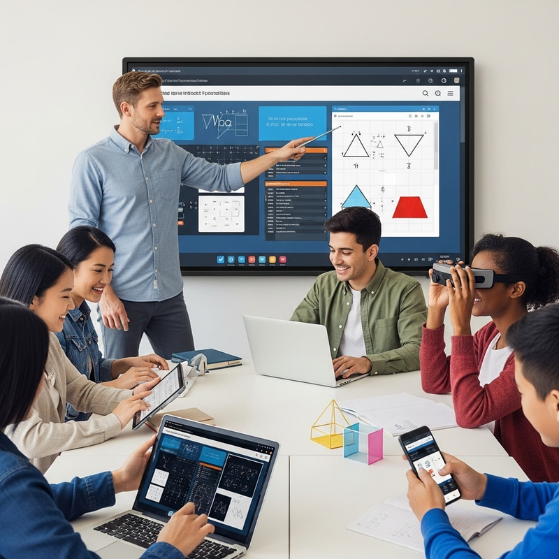 Hand on Math Through Tech Tools in Education