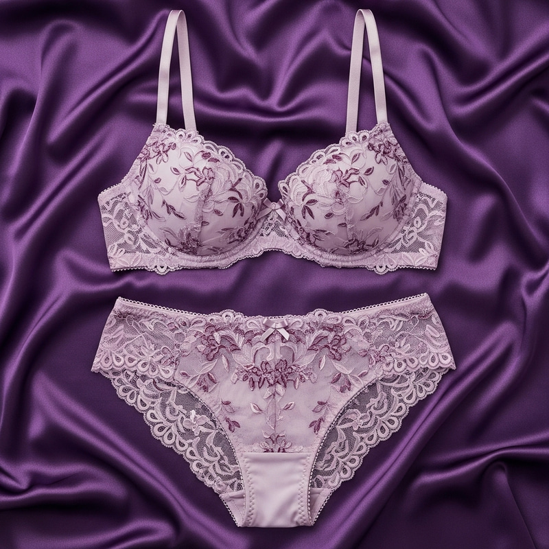 Elegant Floral Lace Lingerie Set | Women's Undergarments