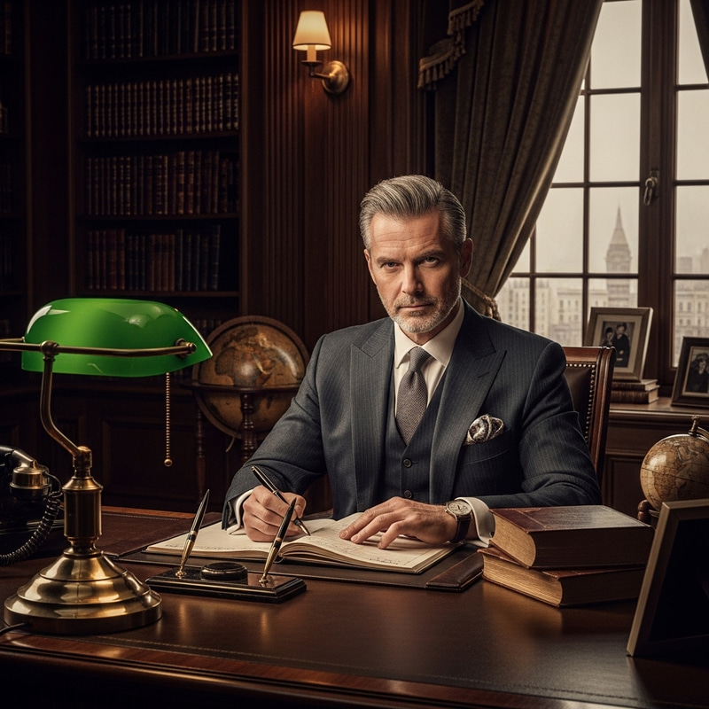 Vintage Style CEO - A Nostalgic Leader