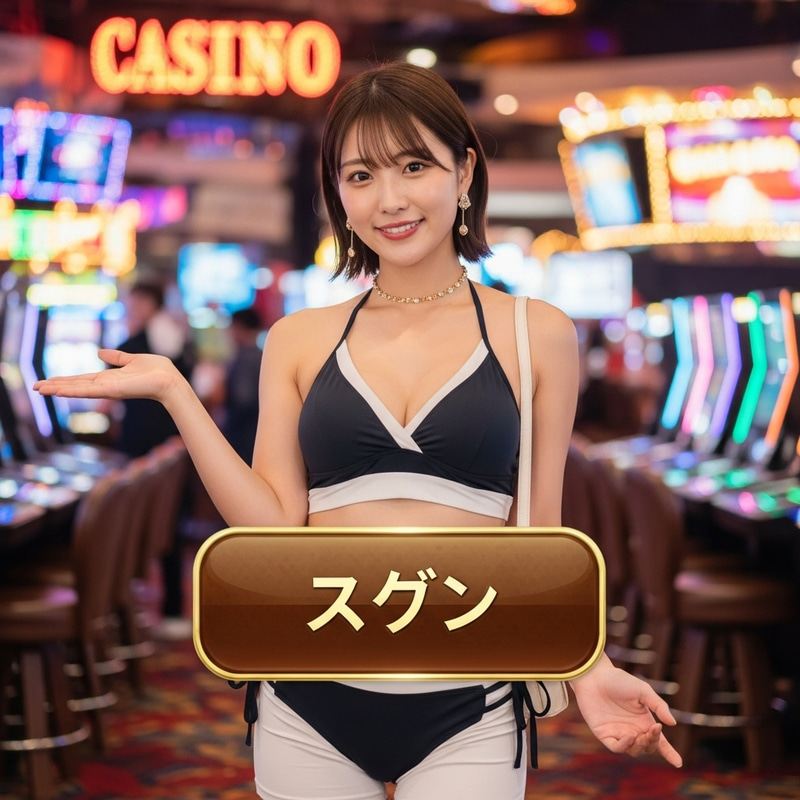 Experience Japanese Casino Fun - Young Girl In Bikini Spins Experience Japanese Casino Fun - Young Girl In Bikini Spins