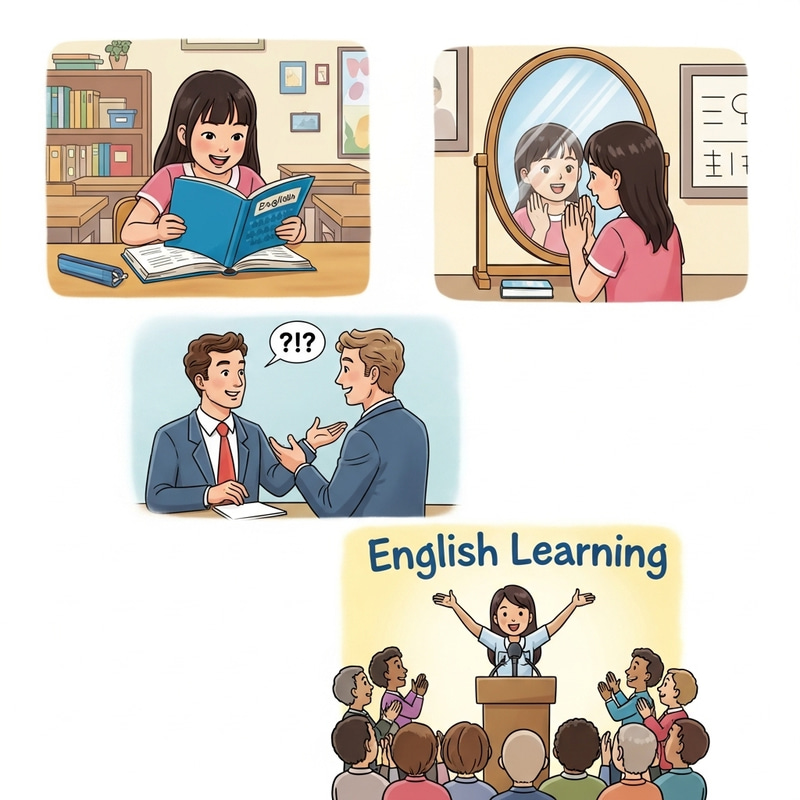 Visual English Language Learning Journey Story Visual English Language Learning Journey Story