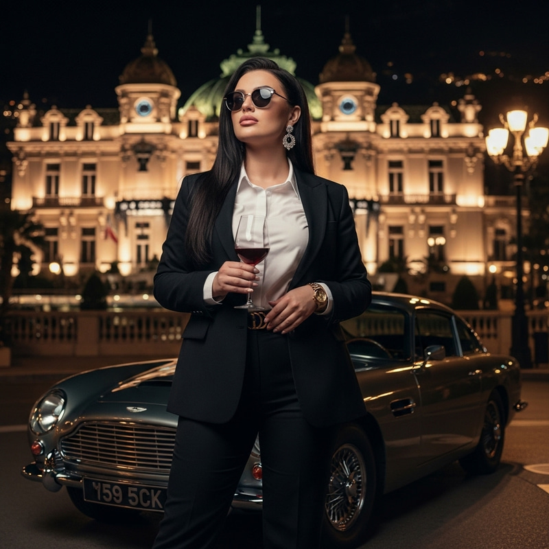 Empowered Ukrainian Woman at Hotel de Paris, Monaco Empowered Ukrainian Woman at Hotel de Paris, Monaco