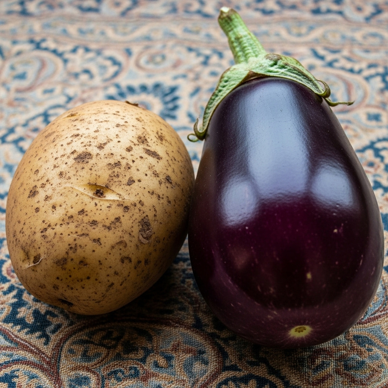 Aalu Baigan - Essential Indian Ingredients Aalu Baigan - Essential Indian Ingredients