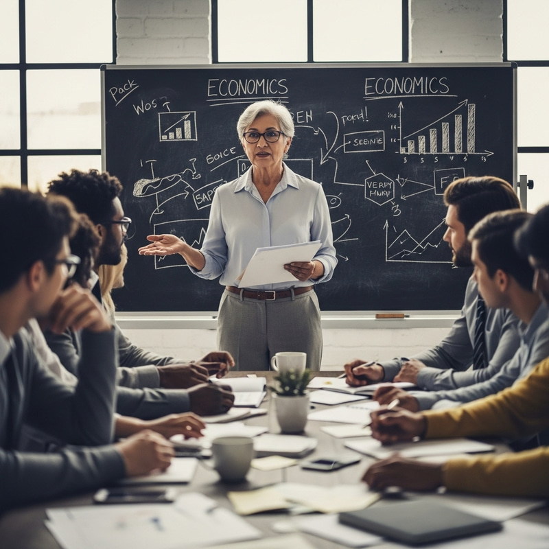 Experience-Led Economics Discourse in Diverse Meeting Room Experience-Led Economics Discourse in Diverse Meeting Room