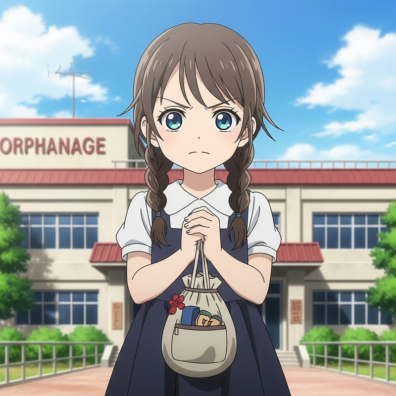 Adopted Girl from Orphanage | Heartwarming Anime Illustration