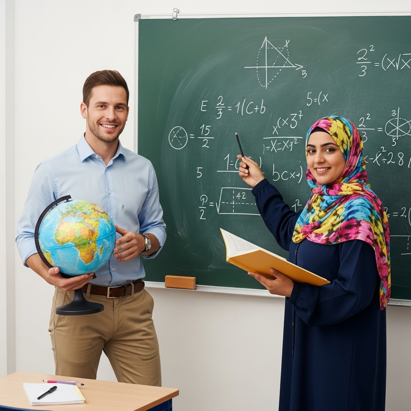 Inspiring Teacher in a Diverse Classroom | Learning Environment Inspiring Teacher in a Diverse Classroom | Learning Environment