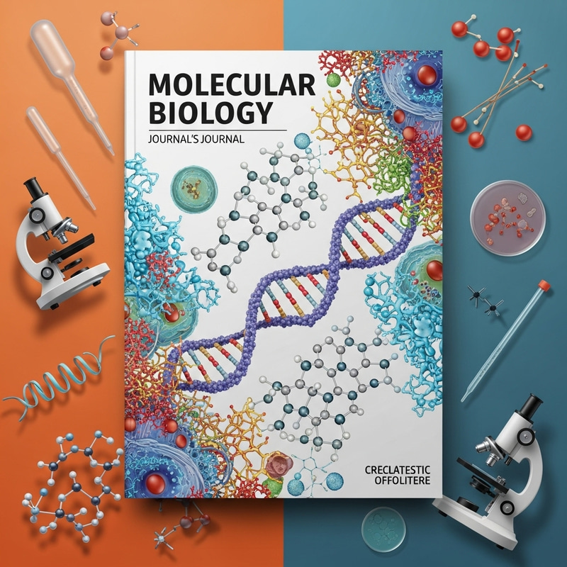 Elaborate Molecular Biology Journal Cover | Scientific Visualization Elaborate Molecular Biology Journal Cover | Scientific Visualization