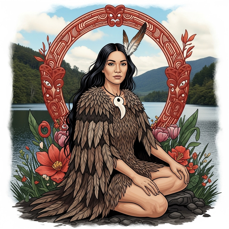 Papatuanuku Maori Earth Mother Art - Indigenous Tribute Papatuanuku Maori Earth Mother Art - Indigenous Tribute