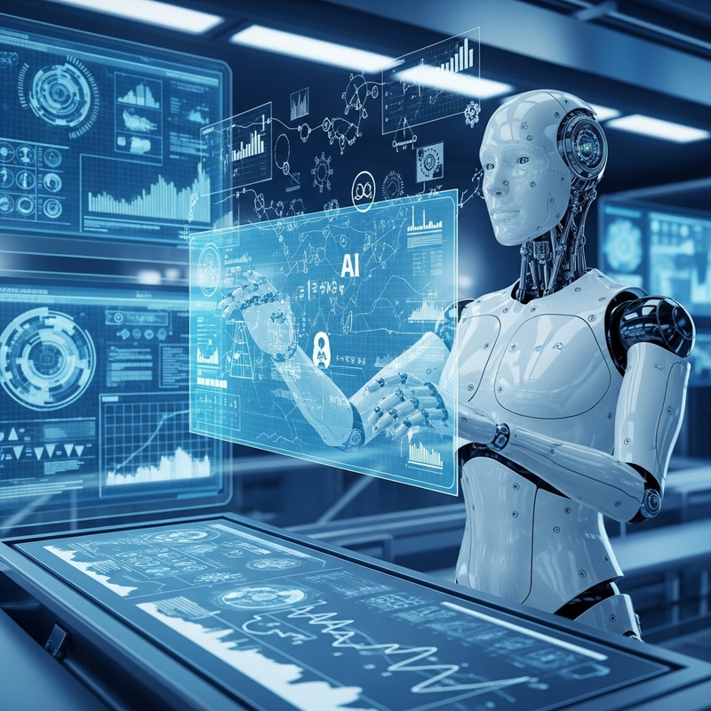 Futuristic Visualization of Artificial Intelligence Futuristic Visualization of Artificial Intelligence