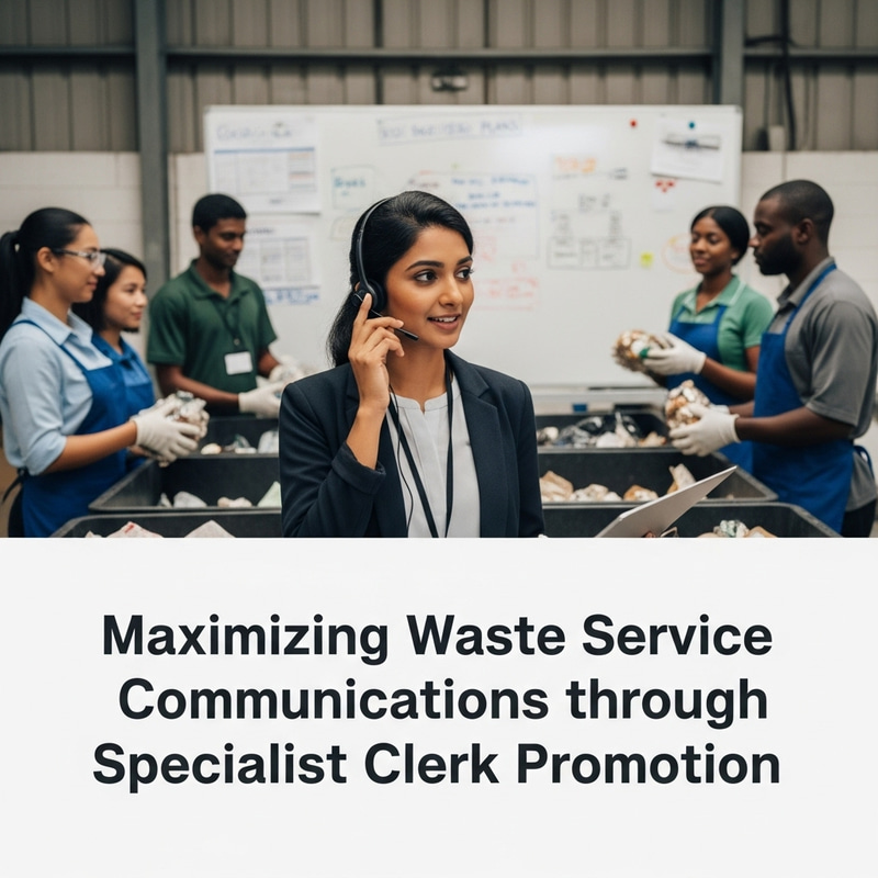 Maximizing Waste Service Communications & Clerk Promotion