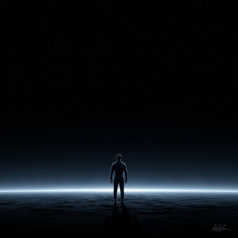 Cosmic Solitude: A Journey Through Space