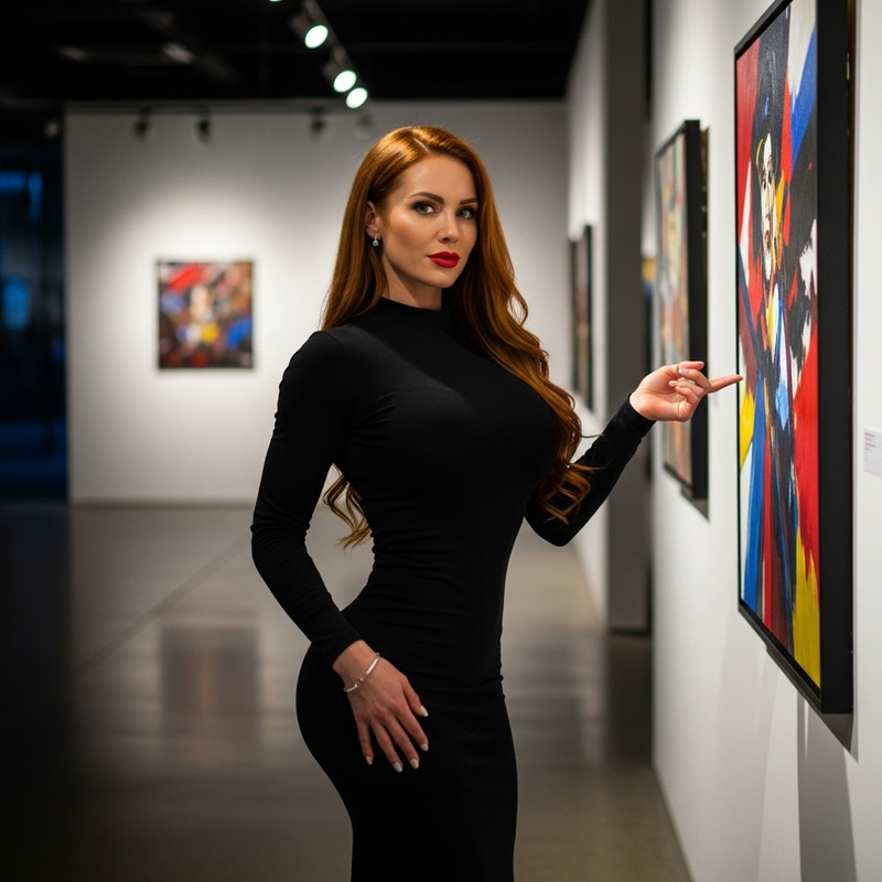 Curvy Caucasian Woman with Accentuated Curves Curvy Caucasian Woman with Accentuated Curves