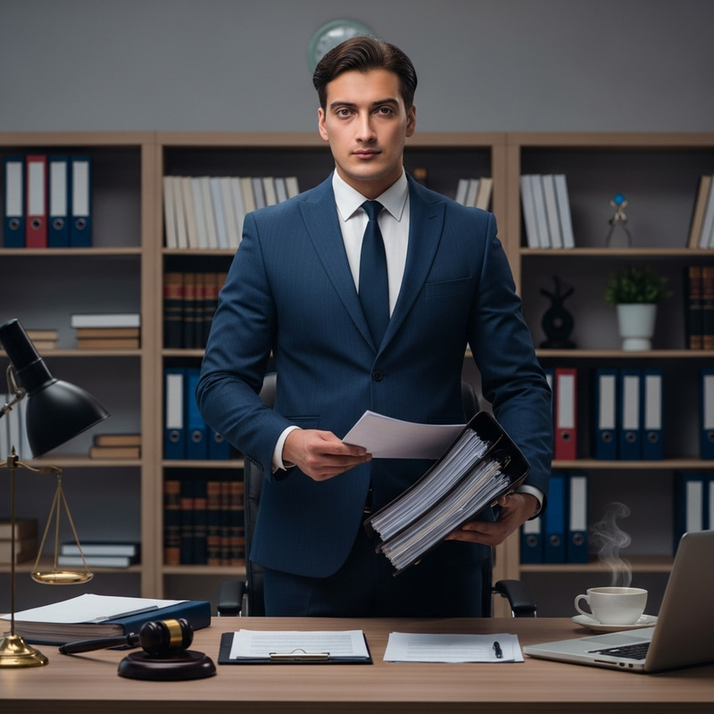 White Man Lawyer in Stylish Suit | Legal Scene White Man Lawyer in Stylish Suit | Legal Scene