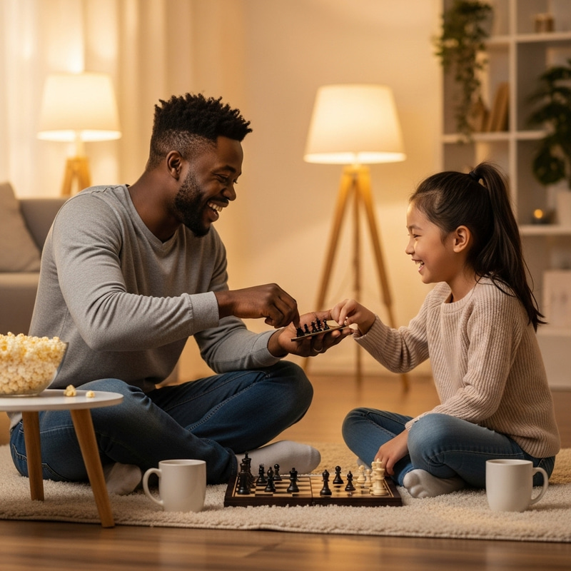Heartwarming Father Daughter Chess Bonding | Special Family Moment Heartwarming Father Daughter Chess Bonding | Special Family Moment