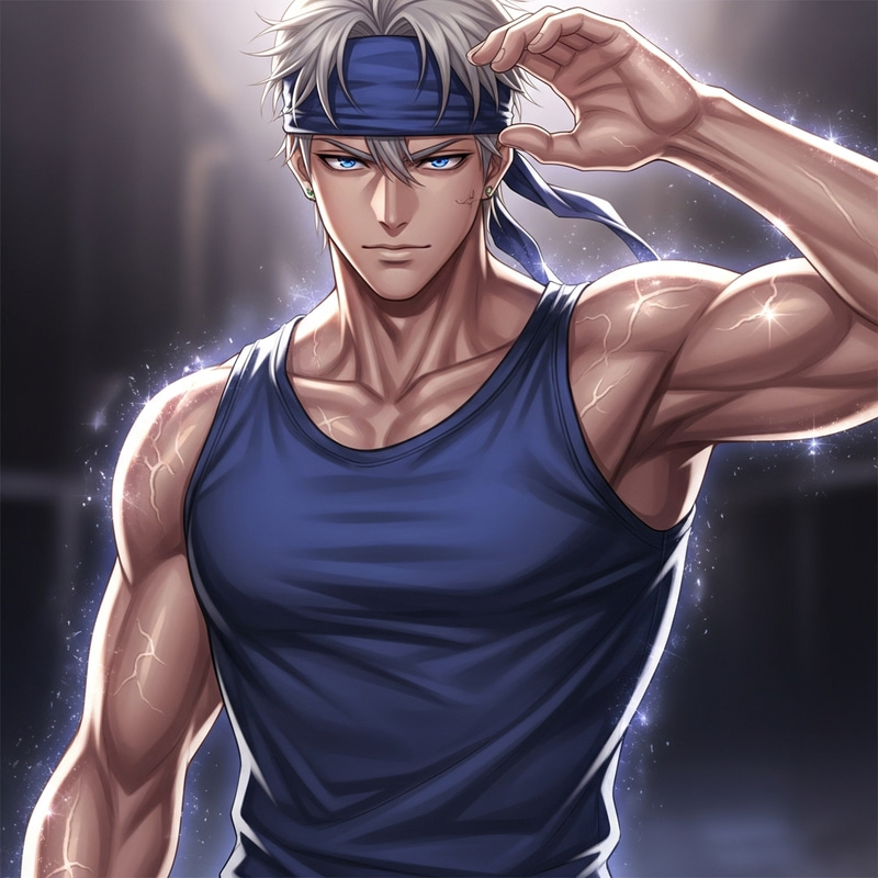 Gojo Satoro - Mystique with Blue Eyes