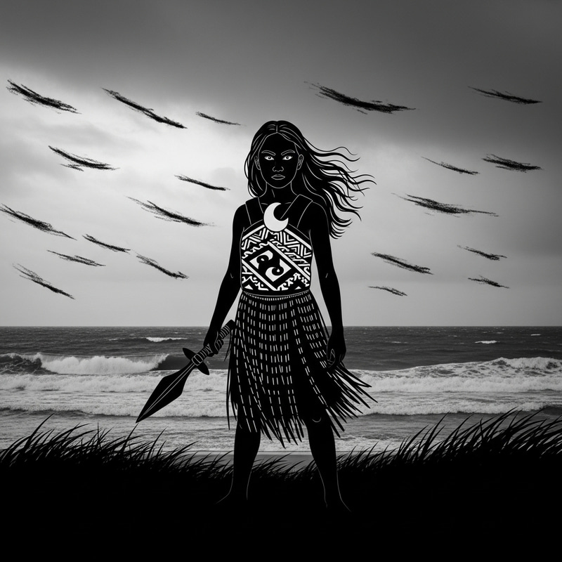 Maori Girl Warrior: Strength and Courage Personified Maori Girl Warrior: Strength and Courage Personified