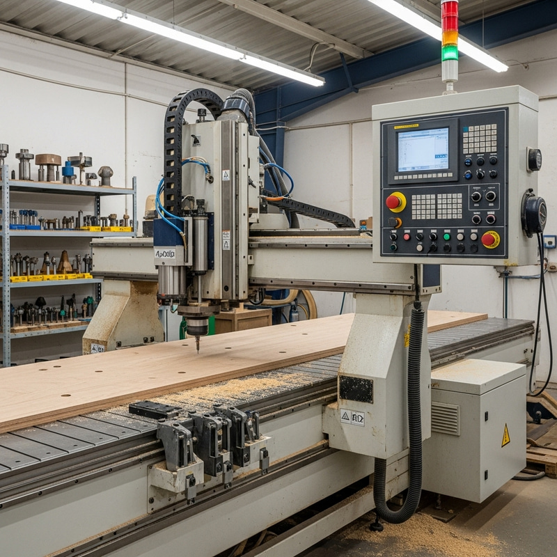 Industrial CNC Router for Precision Woodcarving