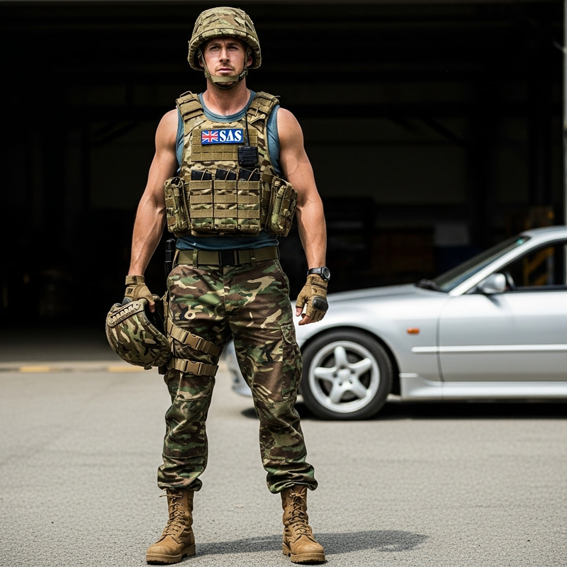 Ryan Gosling in Drive Movie with UK SAS Special Forces Gear Ryan Gosling in Drive Movie with UK SAS Special Forces Gear