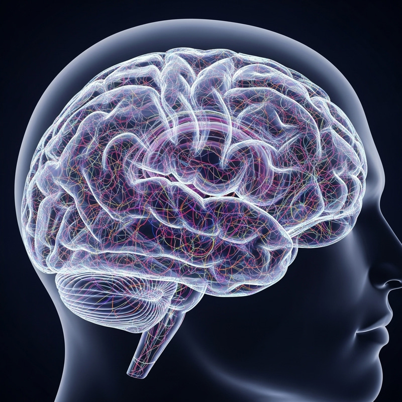 Futuristic 3D Rendering of Intricate Human Brain | Neural Network Illustrated